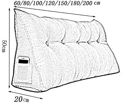 Mysgyh Yangping Pocket Watch Casada triangular de cunha triangular estofada, sofá-cama travesseiro de almofada de