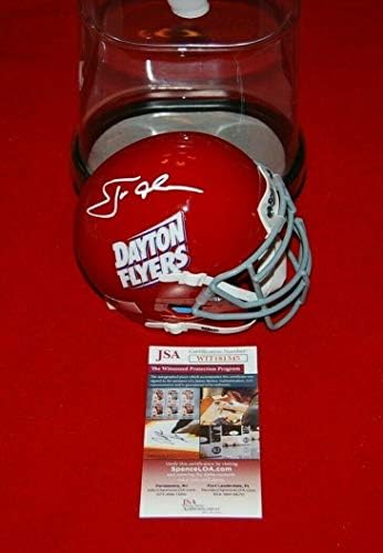 Jon Gruden Oakland Raiders assinou o Mini Capacete JSA testemunhou Coa 1 Dayton Flyers - Mini capacetes autografados da NFL