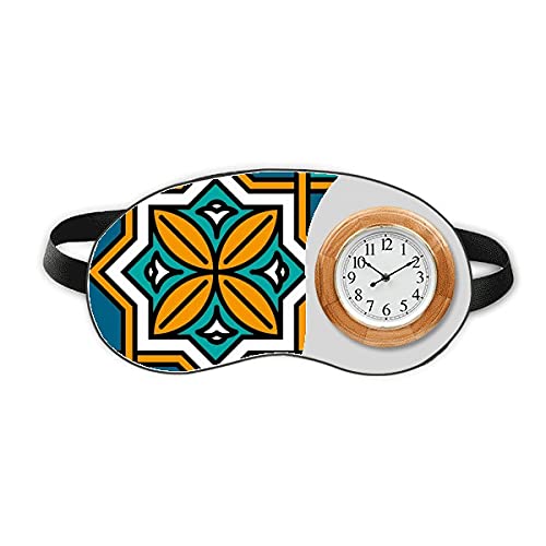 Geometria Marrocos Style Padrão Sleep Eye Head Clock Travel Shade Cover