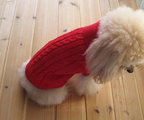 Suéter de cães de cão pequeno da família malha de gato de estimação de cães de cão quente cão de cão de inverno roupas
