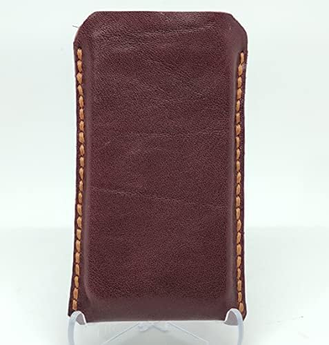 Caixa de bolsa de coldre de couro colderical para LG V60 Thinq 5G UW, capa de telefone de couro genuíno artesanal,