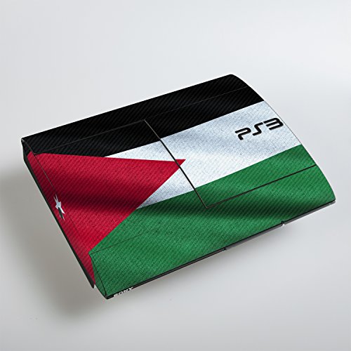 Sony PlayStation 3 Superslim Design Skin Bandeira da Jordânia adesivo de decalque para PlayStation 3 Superslim