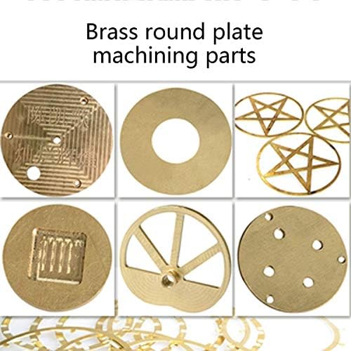 Nianxinn Brass Disc Placa redonda Folha de cobre Liga de cobre Espessura do círculo sólido 0. 039 polegadas usadas