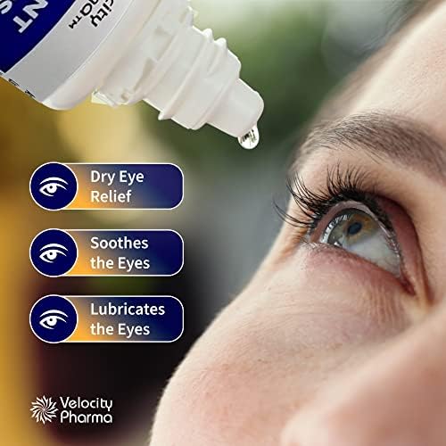 Apata de lubrificante farmacêutico de velocidade para olhos secos, alívio suave dos olhos com coceira, vermelho e cansado causado por