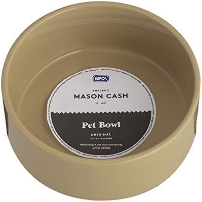 Mason Cash Cane Ceramic Dog Bowl, 7 polegadas, simples