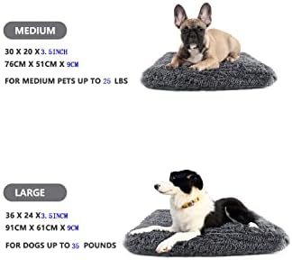 Camas de cães de laboratório para cães pequenos médios laváveis, cama de gato auto-aquecida confortável colchão de canil,