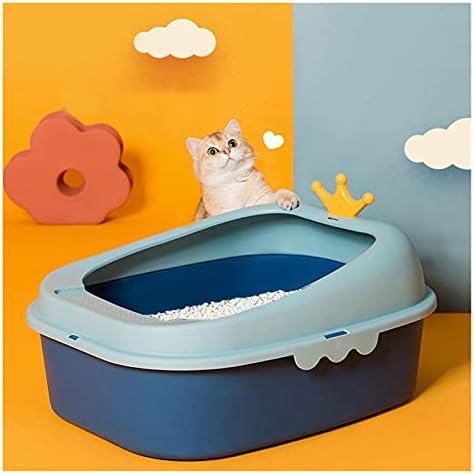 WSABIG BIG CAT CAIXA CAT CAT CAIXA DE LIMENTO DE CATO SANDBOX semi-fechada Big Space Bonet Evite Splash Beds Goods