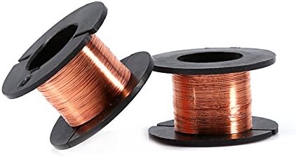 Fio de cobre magnético, fio de cobre esmaltado a 0,1 mm para motor, fio de cobre revestido fino, fio de cobre de solda para transformadores