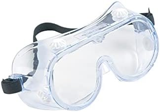 3M 40661-00000-10 334 Óculos de segurança de respingos com estrutura clara e lente anti-FOG