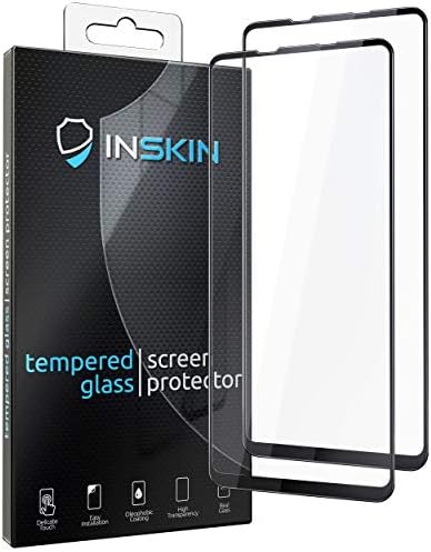 INSKIN 2.5D Cobertura completa cola completa Protetor de tela de vidro temperado, se encaixa no Samsung Galaxy A21 SM-A215