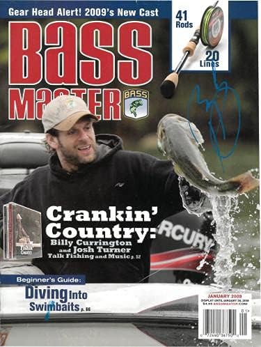 Billy Currington assinou 2009 Bass Master Full Magazine Fishin Country - Revistas de música