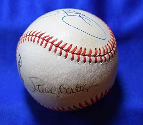 Pete Rose Mike Schmidt Steve Carlton PSA DNA Autograph Feeney NL Baseball assinado - Bolall autografado