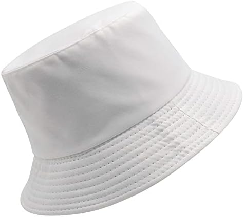 Moboomtie Everyday Cotton Style Style Balde Hat UNissex Trendy Lightweight Outdoor Hot Divery Summer praia de férias de férias