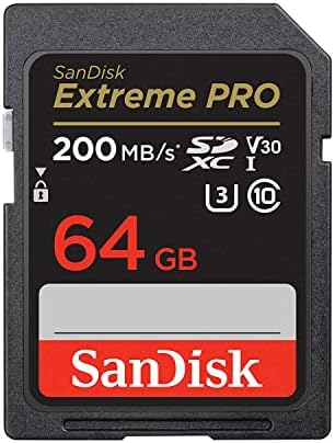 Sandisk 64GB Extreme Pro 200MB/S SDXC UHS-I Memory Card com Koah Pro 2-1-1 USB 3.0 Pacote de leitor de cartão de memória