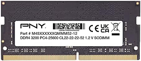 PNY Performance 32 GB DDR4 DRAM 3200MHz CL22 1.2V Notebook/laptop Kit de memória de computador-MN32GK2D43200-TB