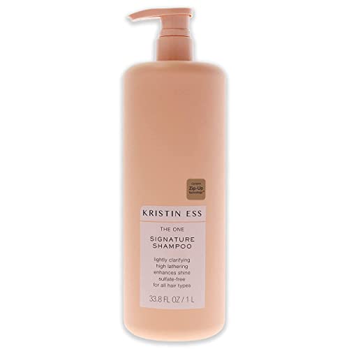 Kristin ess Hair Um shampoo exclusivo com óleo de abacate + óleo de mamona para mulheres - esclarecendo levemente shampoo hidratante
