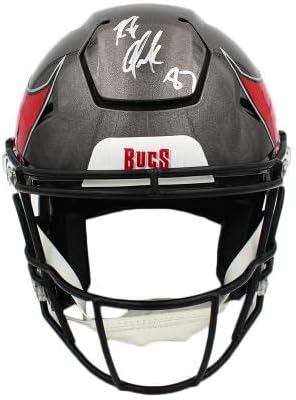 Rob Gronkowski assinou Tampa Bay Buccaneers Speed ​​Flex Authentic NFL Capacete - Capacetes NFL autografados
