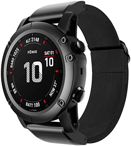 Modband Smart Watch Nylon Elastic Loop tiras para Garmin Fenix ​​7 7x 5xplus 6xPro/Mk2i 3HR Substituição Bandas de vigia