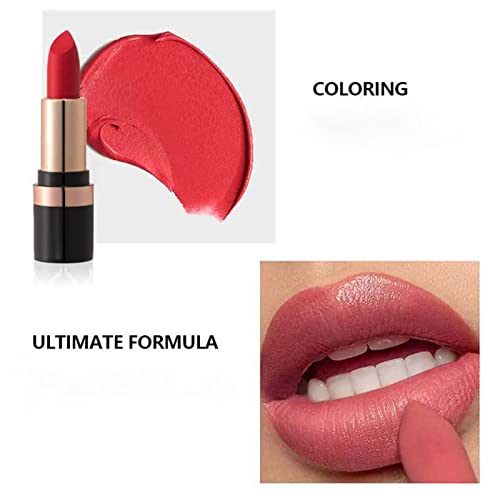 Batom flavo de flavo outfmvch com maquiagem lábio de maquiagem de lábios de alto pigmento durar mais pigmentos lips