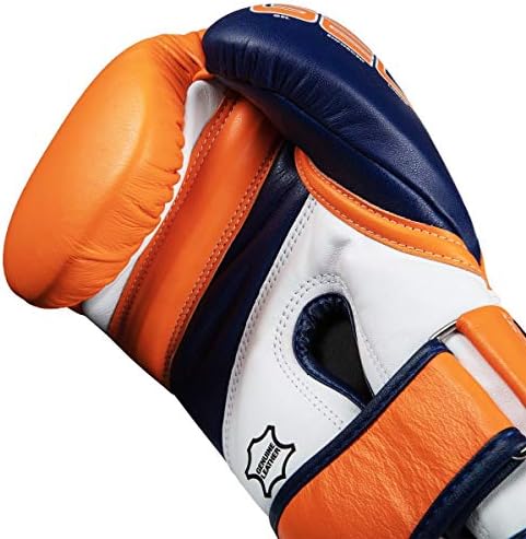 Título Boxing Gel World V2T Bag luvas, laranja/marinha/branca, pequeno