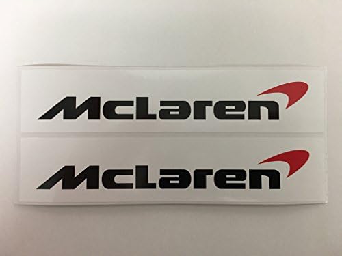 2 Decalques de corte da McLaren Die preto ou branco