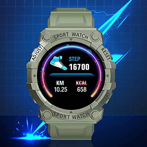 Byikun Smart Watches for Men Mulheres, FD68s Round Touch-Screen Smartwatch Smartwatch com monitor de pressão arterial de frequência