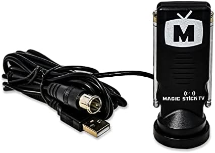 Magic Stick TV Ms -Mini -Mini Multi -Directional TV Antena ajustável - Antena interna omnidirecional para TV inteligente,