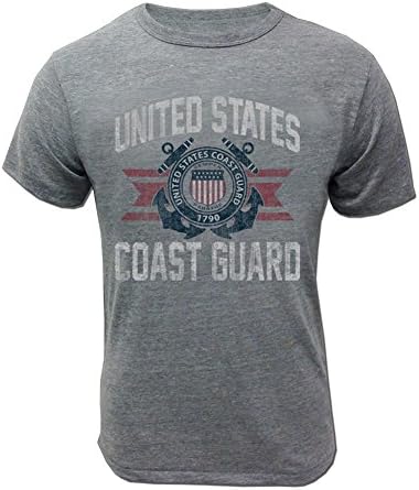 Forças Armadas Gear da Guarda Costeira masculina Camiseta Básica de Slima Curta-Camisas da Guarda Costeira dos Estados