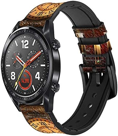 CA0598 Avô relógio de couro relógio inteligente Band Strap for Wristwatch smartwatch smart watch size