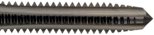 Union Butterfield 1600 Tap de aço de alta velocidade, para ferro fundido, nitreto sobre acabamento de óxido preto, haste redonda com