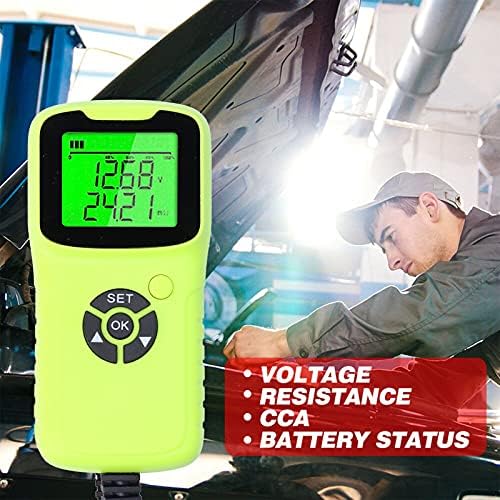 Verificador de testador de bateria, A300 Digital Car Battery Tester LCD Battery Test Analyzer Monitor Teste automático Ferramentas