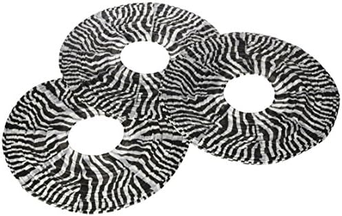 Beistle preto e branco zebra papel lanterna -1 pacote