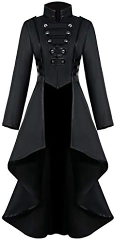 Narhbrg Women Halloween Trajes Gothic steampunk jaqueta