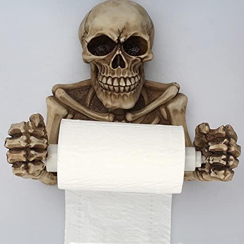 Na parede de armazenamento de papel de papel pendurar parede de esqueleto de papel toalha de papel higiênico de papel
