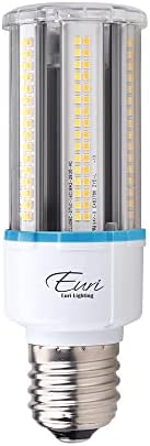 Iluminação EURI ECB27W-303SW, lâmpada de milho LED, CCT e Wattage Tuneable, 135-150lm/W, 100 ~ 277VAC, escurecimento, IP64, totalmente