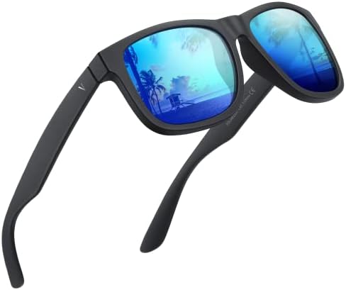 Óculos de sol polarizados de Velazzio para homens Moda Moda Os óculos de sol UV400 Proteção leve