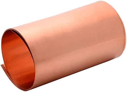 Yiwango Pure Copper Foil Cheel Celra Metal Belt Corte Material de trabalho Rolls- Uso geral Folha de cobre pura de uso DIY