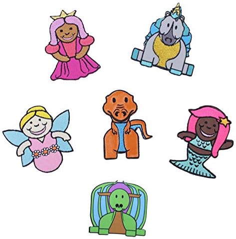 Hativity Kids Patches, coleção de fantasia, gancho e loop texturizado colorido