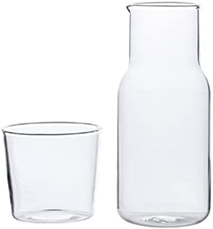 Garrafas de água clara de cabilock garrafas de água clara no noite da enxagueira 1 conjunto de garrafa de água fria espessada