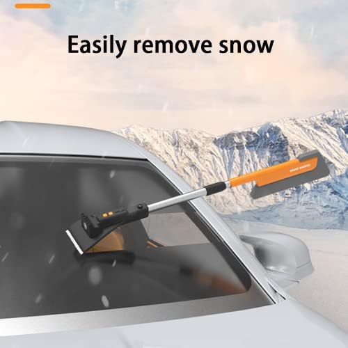 O carro de Kwak extensível raspador de gelo e escova de neve com LED Light & Ice Scraper for Car ou caminhão Auto SUV Remoção de
