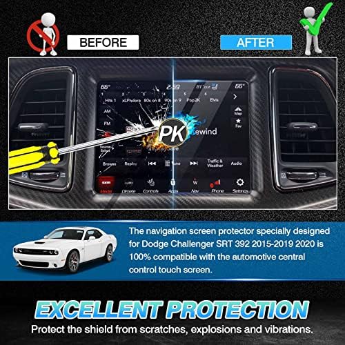 Autorder Custom Fit for Screen Protector 2015-2020 2021 2022 Dodge Challeng