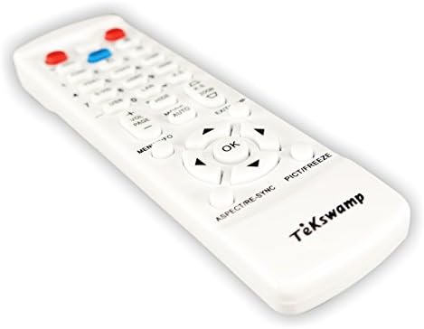 Controle remoto de projetor de vídeo tekswamp para panasonic pt-rz770