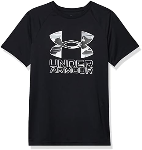 Under Armour Boys 'Tech Hybrid Printed Preefre-shirt de manga curta