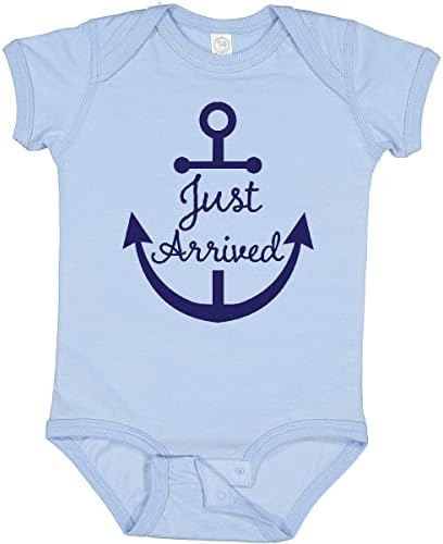 Ancora náutica tinta Bodysuit bebê