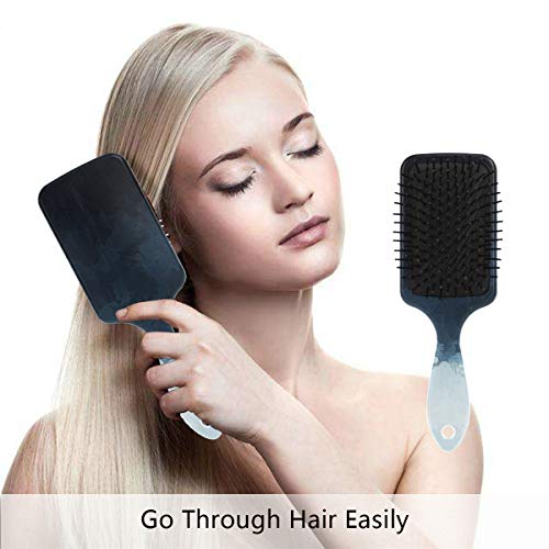 Vipsk Air Almofada Escova de Cabelo, Padrão de Aquarela colorido de plástico, Bom massagem adequada e escova de cabelo anti -estática