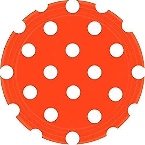 Placas redondas de casca de laranja | 8 ct. | 7