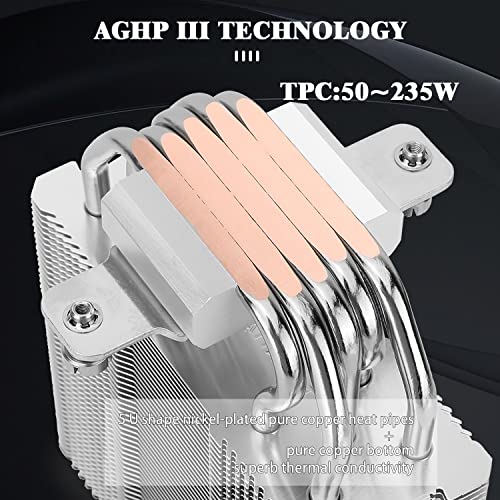 Thermalright Assassin King 120 SE ARGB CPU Air Cooler, Ak120 SE ARB, 5 PIPES de calor, TL-C12C-S PWM SIMPER FAIS CPU CONTER