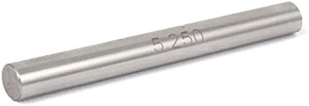 X-dree 5,25 mm dia +/- 0,001 mm de tolerância 50 mm Comprimento GCR15 Gage cilíndrico (5,25 mm dia +/- 0,001 mm Tolerrancia