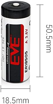 GRE Energia 20 Pacote de 20 pacote EVE ER18505 3,6V 4000mAh Tamanho Uma bateria de lítio Li-socl2 não carrega a bateria