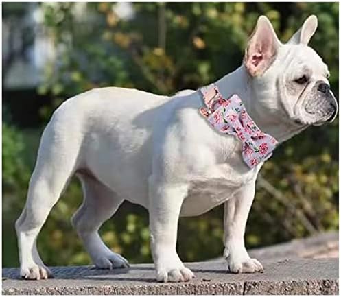 Colar de cachorro de algodão hfdgdfk com gravata borbole